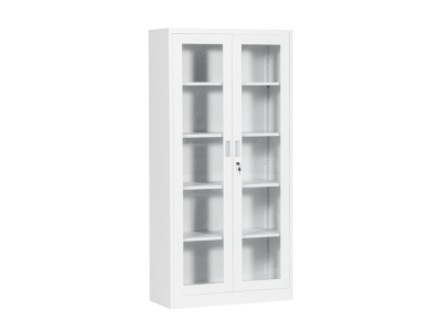 Метален шкаф Carmen CR-1238 E (бял)